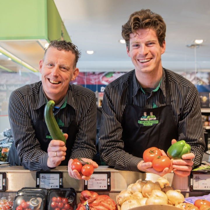 Foto van Wout en Mark Timmerman van De Groentemannen
